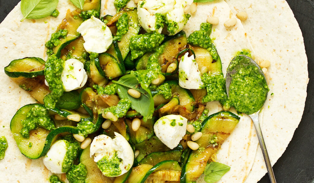 pasta zucchine e mozzarella
